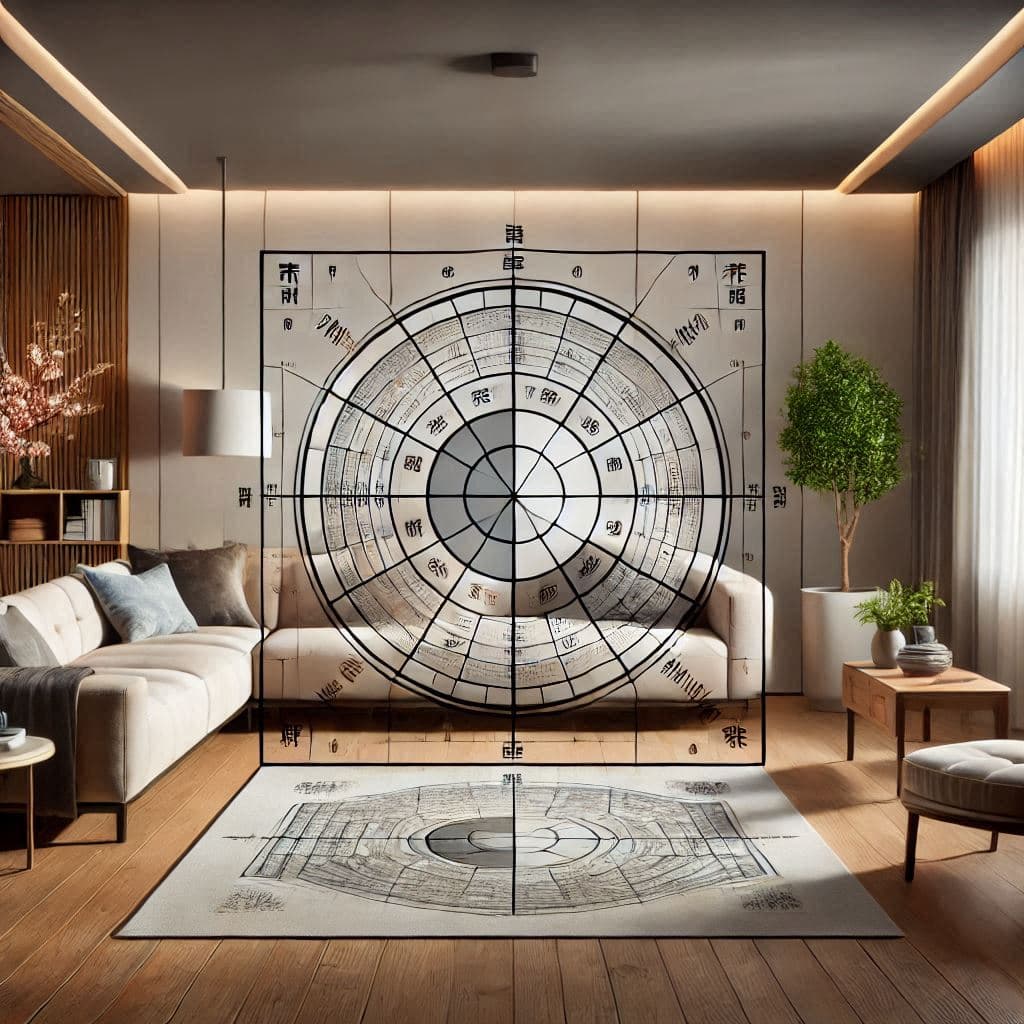 Illustration for the article "Feng Shui for Beginners: Harmony and Balance in Your Home"