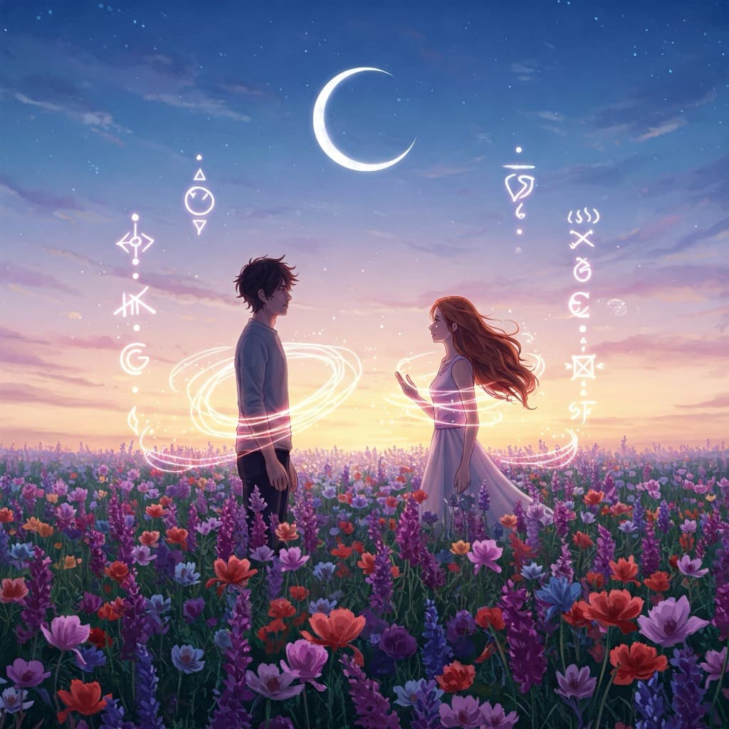 Ілюстрація до тесту "Енергетичний Баланс у парі: Чи є гармонія між вашими аурами?"